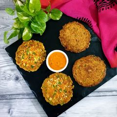 A picture of Oats Paneer Chila.