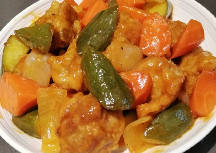 Simple Way to Make Any-night-of-the-week Sweet and Sour Chicken