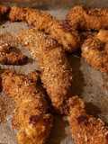 My smokey crispy oven chicken tender(goujons)🤤