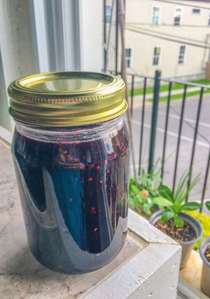 A picture of Mulberry Jam.