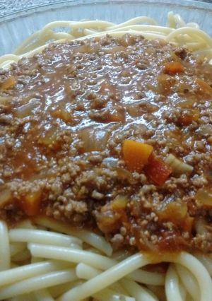 Una foto de Salsa boloñesa