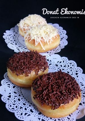 Foto resep Donat Ekonomis (No telur, no susu, no kentang)