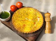 Una foto de polenta con albahaca