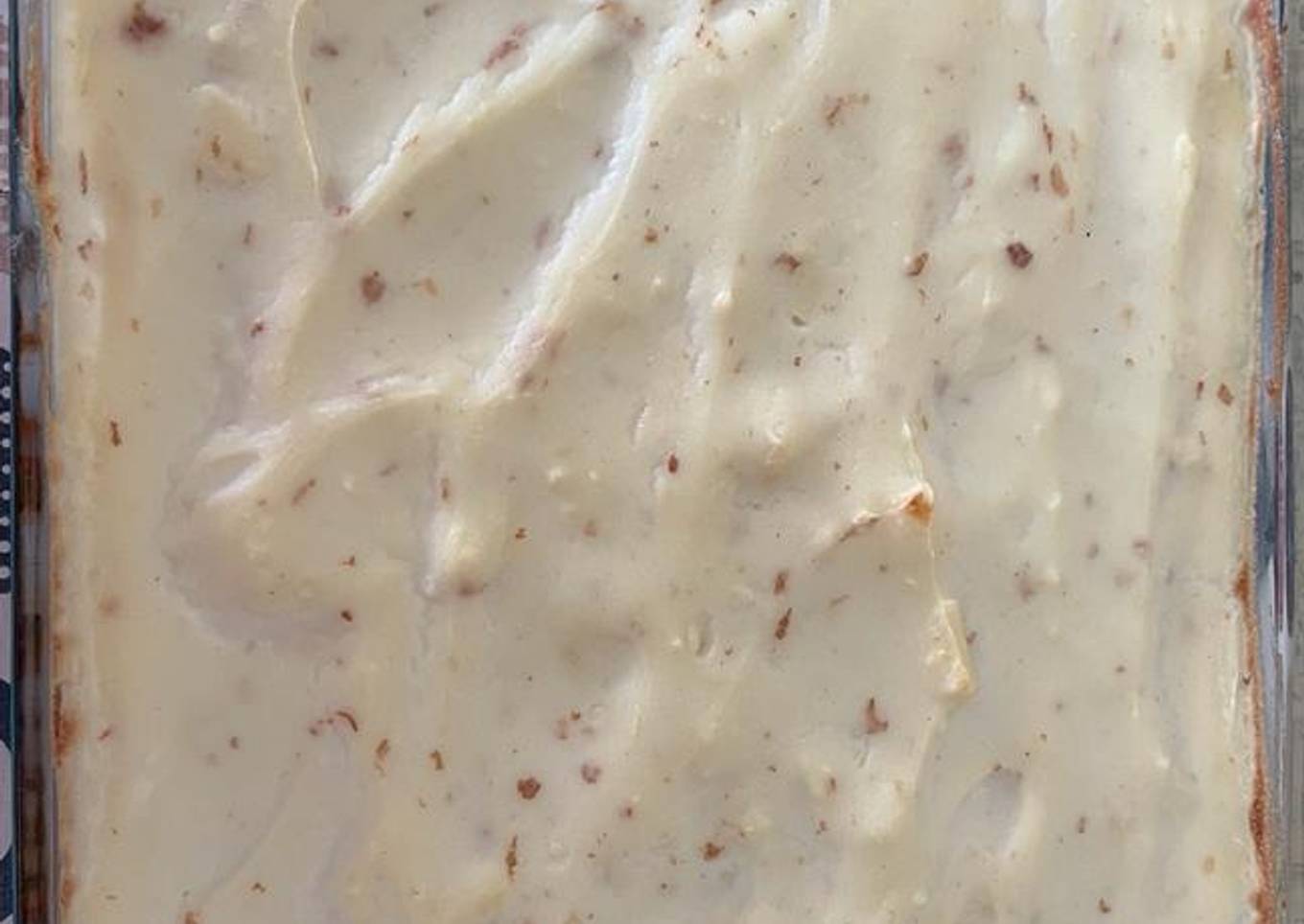 Judías con carne picada y puré de patata al horno