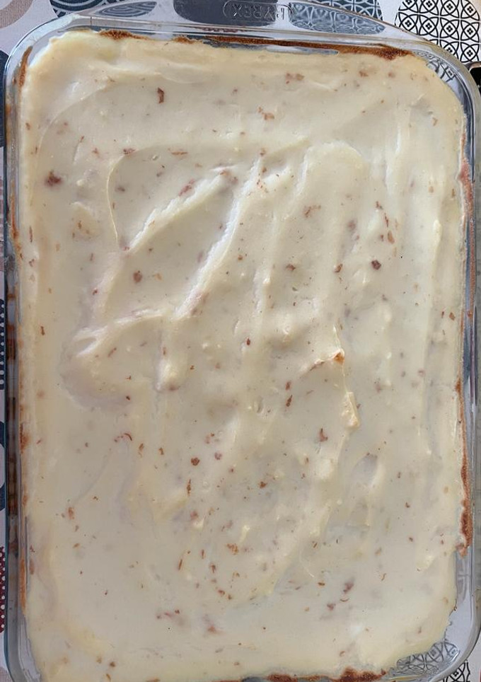 Una foto de Judías con carne picada y puré de patata al horno