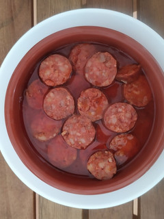 Una foto de Chorizo a la sidra