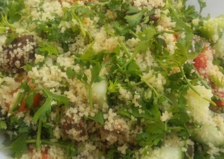 Steps to Make Homemade Cous cous salad