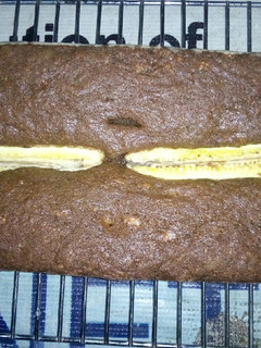 A picture of Chocolate and Banana loaf.