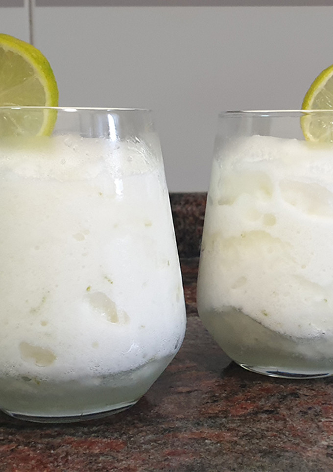 Una foto de Sorbete de Gin Tonic