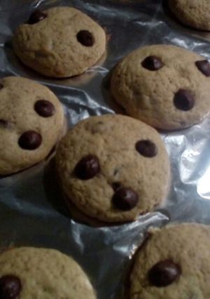 Una foto de Galletas caseras con chispas de chocolate