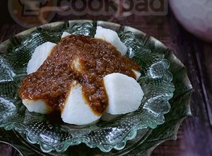 Gambar Kuah Kacang Nasi Impit