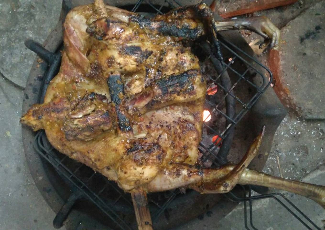 Ayam panggang jadul