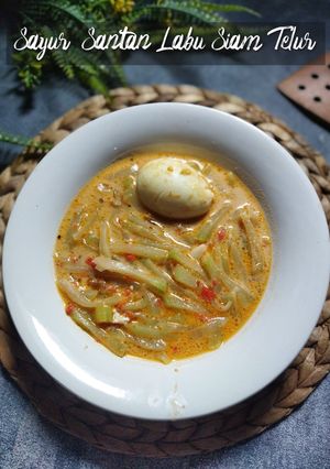 Foto resep Sayur Santan Labu Siam Telur