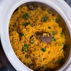 Basic Jollof rice A picture of Basic Jollof rice.