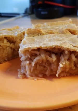 Almás pite IR-esítve recept fotója
