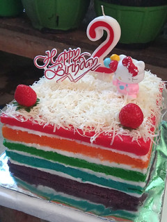 Foto resep Rainbow Cake Kukus