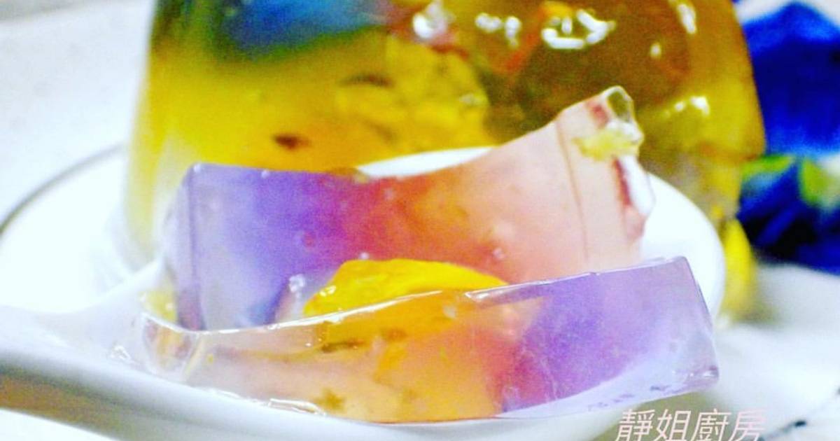 蝶豆蒟蒻果凍食譜by 靜姐廚房 Cookpad