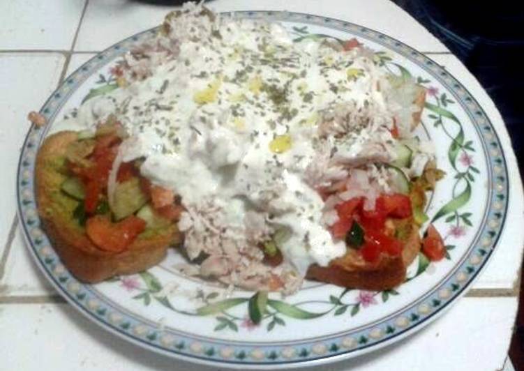 Recipe of Award-winning Ladopsomo with Tzatziki Sauce