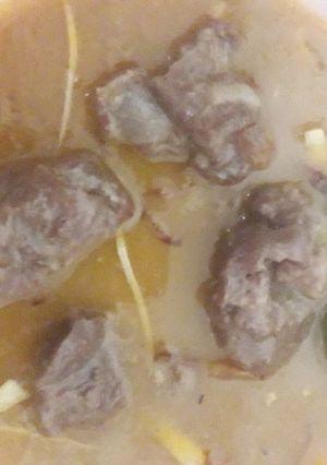 A picture of Mutton nehari.