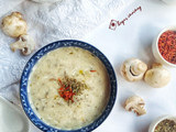 Champignon Mushroom Cream Soup with Safronq