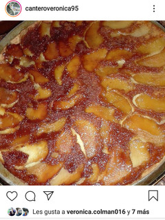 Una foto de Tarta invertida de manzana