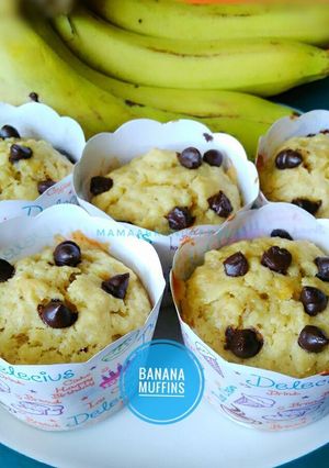 Foto resep 4. Banana muffin #BikinRamadanBerkesan