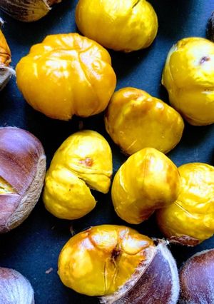 Hình của món Hạt dẻ nướng.