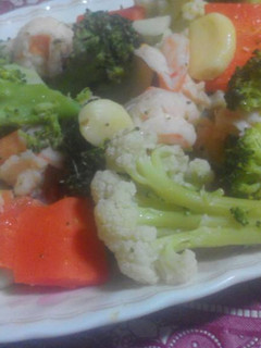 青白花椰菜炒蝦仁 的食譜成品照片