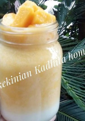 Foto resep Jus mangga kekinian #enakanbikinsendiri