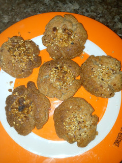 A picture of Hausa traditional cookies(gireba).