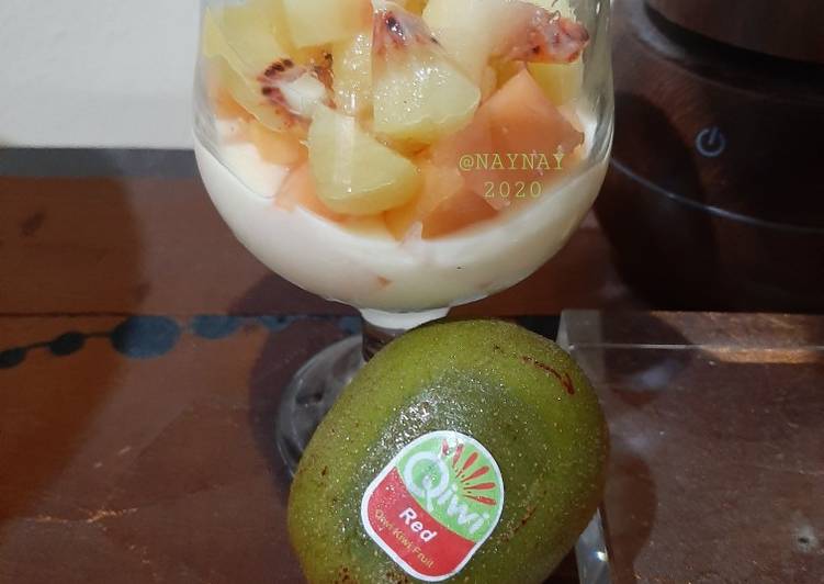 Langkah Mudah untuk Membuat Kiwi Papaya Yogurt yang Menggugah Selera