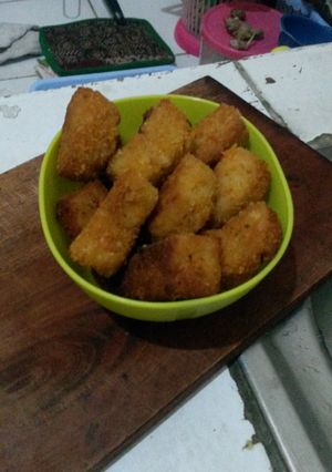 Foto resep Nugget mie ayam keju