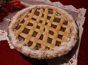 Una foto de tarta pastafrola