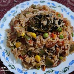 A picture of Mexican Rice.