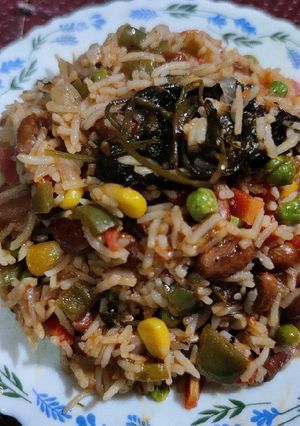A picture of Mexican Rice.