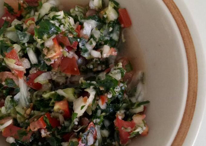 Easiest Way to Prepare Ultimate Tabouli Salad *Vegan for Healthy Recipe