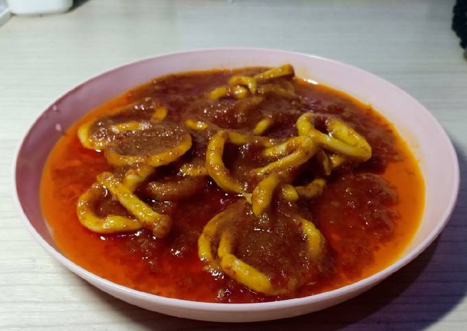 Langkah Mudah untuk Membuat Cumi Saus Padang, Lezat Sekali