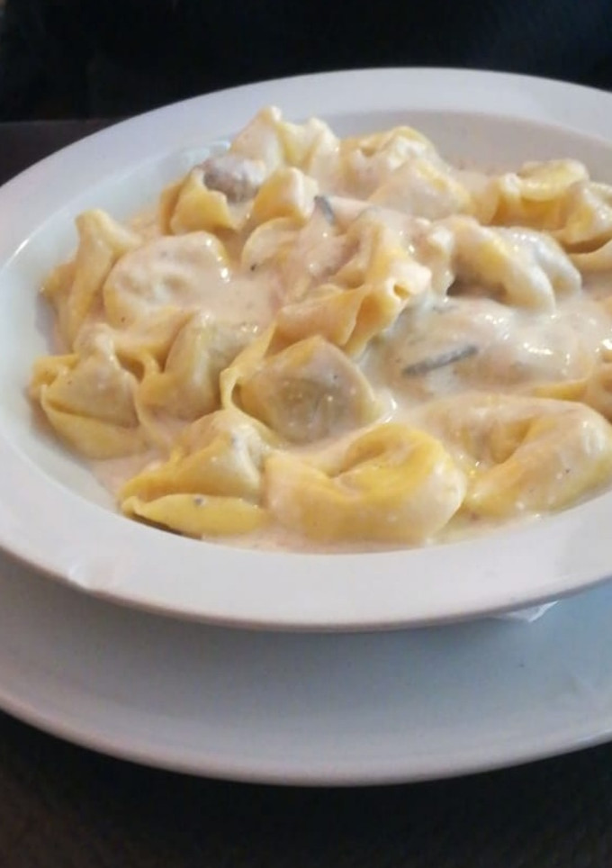 Una foto de Tortellini al roquefort