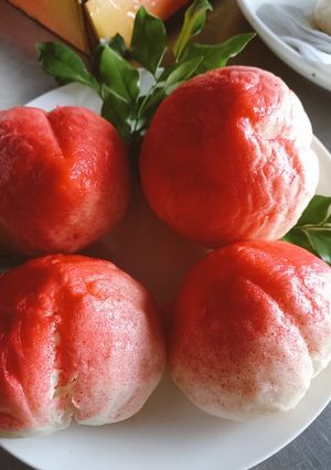 Hình của món Bánh bao đào tiên.