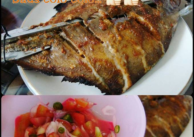 Resep Ikan Bawal Panggang Saus Colo Colo Oleh Sandra Vavione Binti