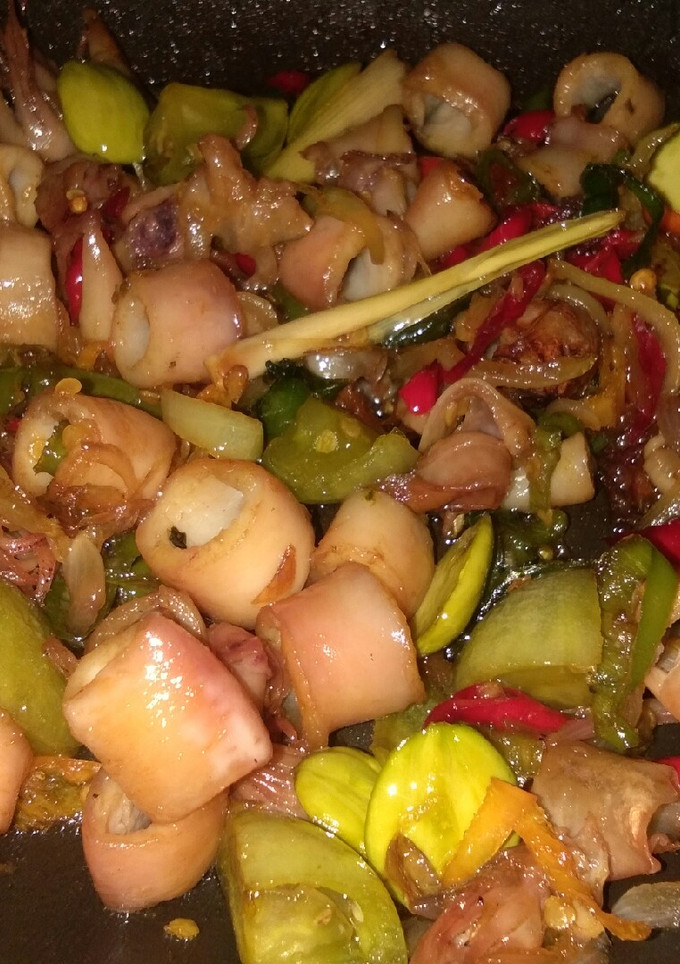 Foto resep 23. Tumis Cumi Asin