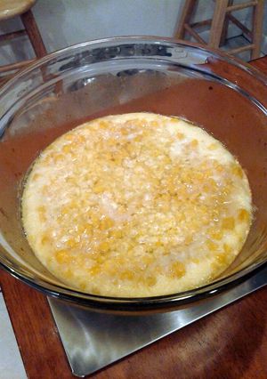 A picture of Corn Pudding.