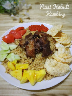 Foto resep Nasi Kebuli Kambing (Magic com)