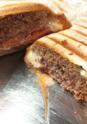 Φωτογραφία της συνταγής Cheeseburger με τορτίγια!