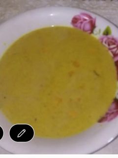 صورة لوصفة شوربة الذرة بالكريمة والكركم