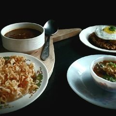 A picture of Manchow soup.