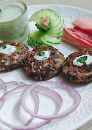A picture of Black chickpeas kabab.