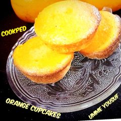 A picture of Orange cupcakes.
