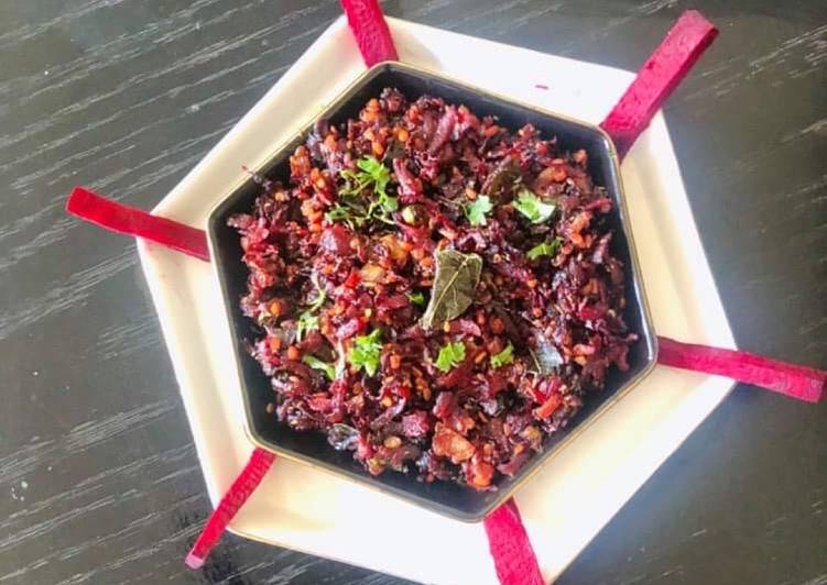 Easiest Way to Make Quick Beetroot Sabji