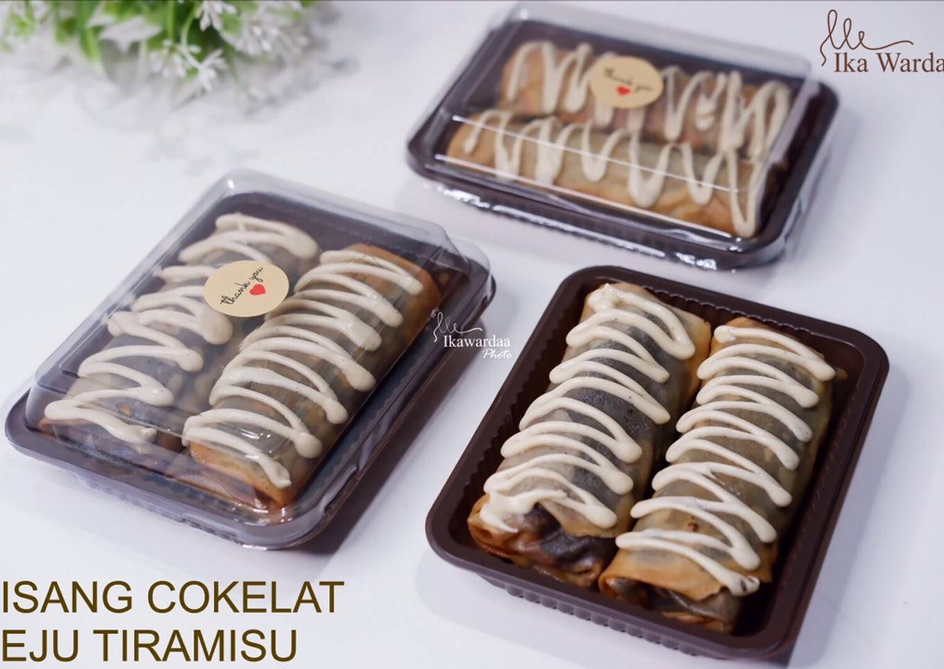 Pisang Cokelat Keju Tiramisu